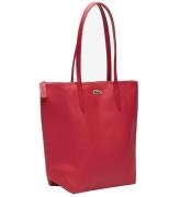 Lacoste Shopper - Vertical Shopping Bag - KirsebÃ¦rrÃ¸d