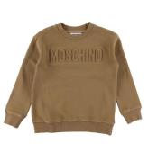 Moschino Sweatshirt - MÃ¸rk Sand m. Logo