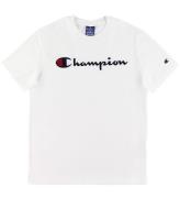 Champion Fashion T-Shirt - Hvid m. Logo