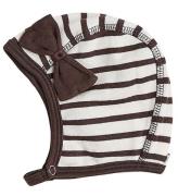 Racing Kids Babyhjelm - Chocoloate Brown/Eggshell m. SlÃ¸jfe