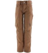 Calvin Klein Bukser - Ultilty Regular Brown Canvas - Tan