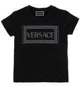 Versace T-shirt - Sort m. Similisten