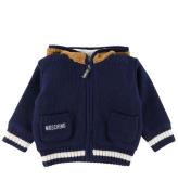 Moschino Cardigan - Strik - Navy m. Bamse