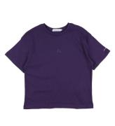 Calvin Klein T-shirt - CK Logo Boxy - Purple Velvet