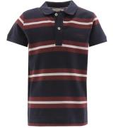 GANT Polo - Evening Blue m. RÃ¸d/Hvid