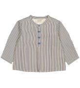 MarMar Skjorte - Cotton Poplin - Totoro - Ocean Stripes