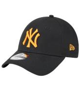 New Era Kasket - 9Forty - New York Yankees - Sort/Orange