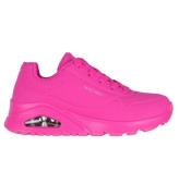 Skechers Sko - Uno Gen 1 - Neon Glow - Hot Pink