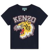 Kenzo T-shirt - Navy m. Tiger