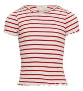 Minimalisma T-shirt - Blomst - Silke/Bomuld - Poppy Stripes