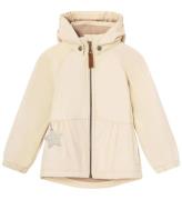 Mini A Ture Softshelljakke m. Fleece - Briddi - Angora Cream