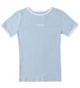 Hound T-shirt - LyseblÃ¥ m. Hvid
