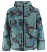 Stone Island Jakke - Emerald m. Print