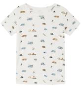 Hust and Claire T-shirt - Asu - Bambus - White Sand