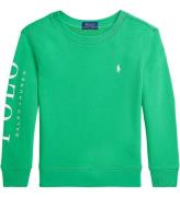 Polo Ralph Lauren Sweatshirt - Tiller Green m. Hvid