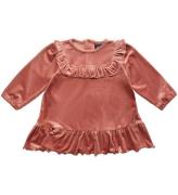 Petit by Sofie Schnoor Kjole - Velour - Dee - Rust Red