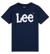 Lee T-Shirt - Wobbly Graphic - Navy Blazer