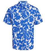 Jack & Jones Skjorte - JorJoshua - Dazzling Blue/Abstract