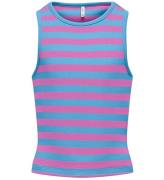 Kids Only Top - Rib - KogNessa - Azure Blue/Rosebud