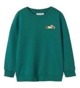 Name It Sweatshirt - NmmVasha - Antique Green/Car Race