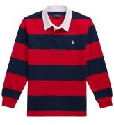 Polo Ralph Lauren Polobluse - Rugby - RÃ¸d/Navystribet