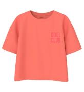 Name It T-shirt - NkfNosa - Fusion Coral