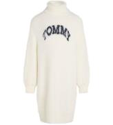 Tommy Hilfiger Kjole - Strik - Turtleneck Fluffy - Ivory Petal