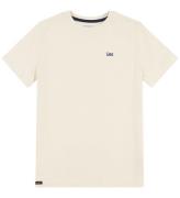 Lee T-shirt - Badge - White Asparagus