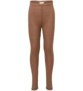 Minimalisma Leggings - Rib - Uld - Arona - Toffee