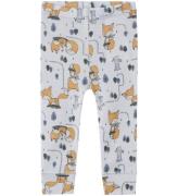 Name It Leggings - Uld - NbmWillit - Gray Dawn/AOP