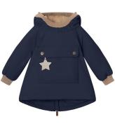 Mini A Ture Vinterjakke - Babywen Fleece - Outer Space