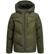 Jack & Jones Dynejakke - JCOSlay - Forest Night