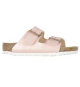 Birkenstock Sandaler - Arizona Kids BS - Shiny Lizard/Light Rose