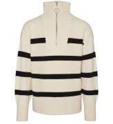 Vero Moda Girl Bluse - Strik - VmSaba - Birch/Black