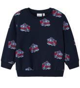 Name It Sweatshirt - NmmObil - Dark Sapphire