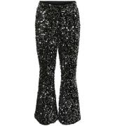 Vero Moda Girl Bukser - VmBella - Black/Silver Sequins