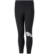 Puma Leggings - Active - Sort m.Hvid Logo