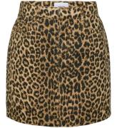 Vero Moda Girl Nederdel - VmPippa - Silver Mink/Leopard