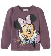 Name It Sweatshirt - NmfNisa - Disney Minnie - Arctic Dusk m. Pr