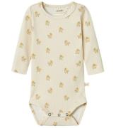 Lil Atelier Body l/æ - Rib - NbnLavo - Turtledove/Duck