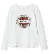 Name It Bluse - NkfVix - Bright White/Be Strong