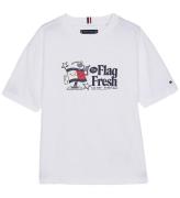 Tommy Hilfiger T-shirt - Hvid m. Print