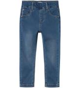 Name It Leggings - NmfSalli - Medium Blue Denim