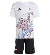 adidas Performance Sæt - T-shirt/Shorts - LK MRVL SM TSET - Hvid