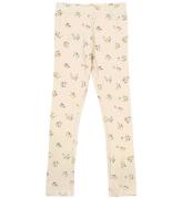 The New Leggings - TnThe New - White Swan Blue Flower AOP