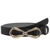 Kids Only Bælte - KogFine - Sort/Gold Bow Buckle