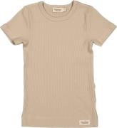 MarMar T-shirt - Rib - Modal - Plain - Stone Wall