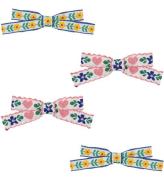 Konges Sløjd Hårspænder - 4-pak - Mini Bow - White/Rose