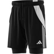 adidas Træningsshorts Tiro 24 2I1 - Sort/Hvid