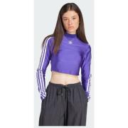 Adidas Original 3-Stripes Cropped Long Sleeve T-shirt